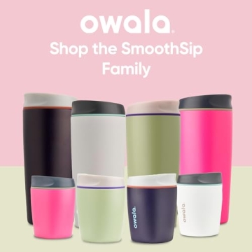 Owala SmoothSip Insulated Stainless Steel Coffee Tumbler, 20 oz
