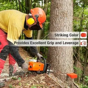 UNCO- Tree Felling Wedges with Spikes, 4Pack, 5.5" & 8" Wedges with Storage Bag, Splitting Wedge, Plastic Wedges, Logging Tools and Equipment, Chainsaw Wedges for Trees