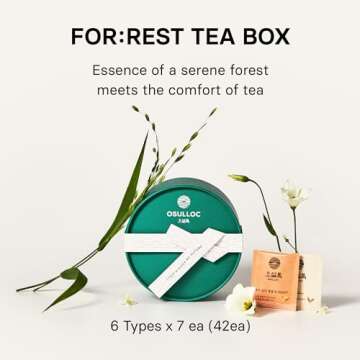 Osulloc For:rest Tea Box - Exquisite Tea Gift Collection for Tea Lovers