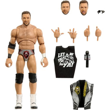 WWE Mattel Ultimate Edition Action Figure – LA Knight 6-Inch Collectible with Customization Option...