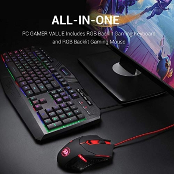 Redragon S101 RGB Gaming Keyboard Mouse Combo Set