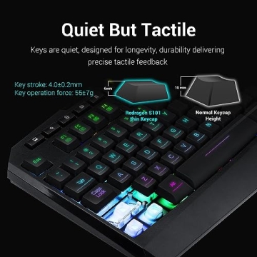 Redragon S101 RGB Gaming Keyboard Mouse Combo Set