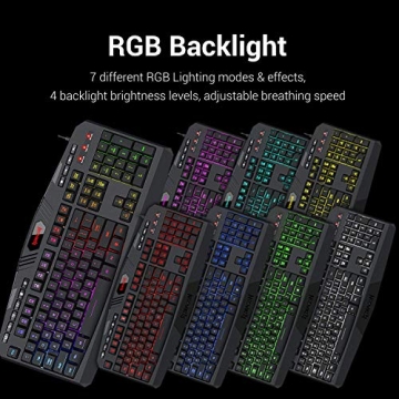 Redragon S101 RGB Gaming Keyboard Mouse Combo Set