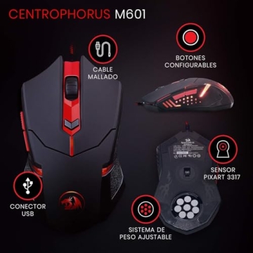 Redragon S101 RGB Gaming Keyboard Mouse Combo Set