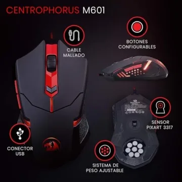 Redragon S101 RGB Gaming Keyboard Mouse Combo Set