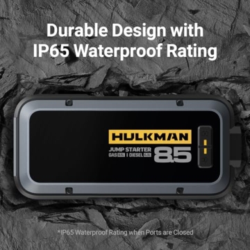 HULKMAN Alpha85 Compact Jump Starter for 2000 Amps Power