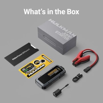 HULKMAN Alpha85 Compact Jump Starter for 2000 Amps Power