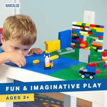 Barcaloo DIY Peel and Stick Baseplates for Kids