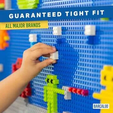 Barcaloo DIY Peel and Stick Baseplates for Kids