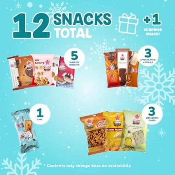 Midi International Food Hamper | Premium Exotic Foreign Foods | Unique Hampers & Gourmet Gift for Men and Women | American Alike Retro Turkish Foods | 12 Full-Size + 1 Bonus Snacks