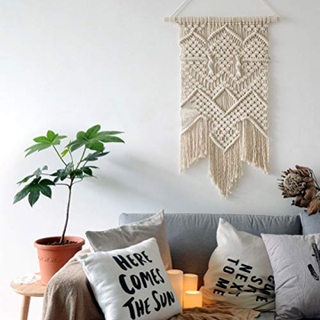 BUYGOO Macrame Cord: 3mm Natural Cotton for Crafts