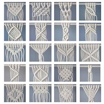 BUYGOO Macrame Cord: 3mm Natural Cotton for Crafts