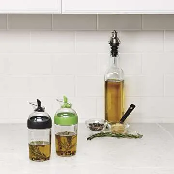 OXO Good Grips Little Salad Dressing Shaker, Green, Small