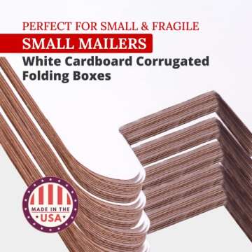 Partners Brand 6x4x2 Corrugated Cardboard Boxes, 6"L x 4"W x 2"H, Pack of 50| Shipping, Packaging, Moving, Storage Box for Business, Strong Wholesale Bulk Boxes