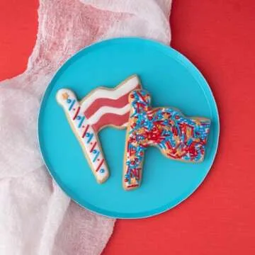 Patriotic Edible Sprinkle Mix for Festive Baking Fun