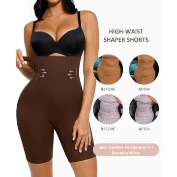 FeelinGirl Shapewear for Women Tummy Control Colombianas High Waist Body Shaper Butt Lifting Thigh S...