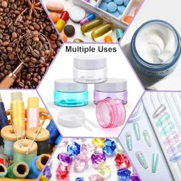 Cosywell Travel Jars for Toiletries TSA Approved 4 Pack