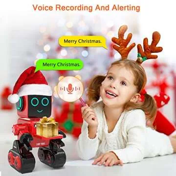 okk Robot Toy for Kids, Smart RC Robot Kit with Touch and Sound Control Robotics Intelligent Program...