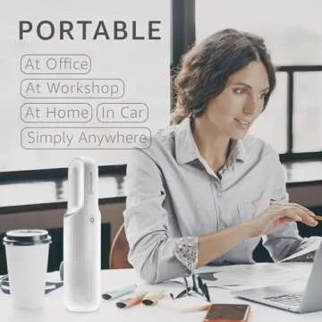 Compact Handheld Vacuum Cleaner with Powerful Suction