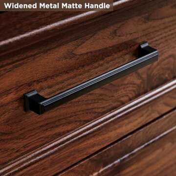 ACCOHOHO Farmhouse 8 Drawers Dresser Chests for Bedroom,52" Wide Wood Rustic Chest of Drawers with Metal Handle,Natural Texture,Drawer Organizer for Bedroom,Living Room,Hallway and Entryway,Brown