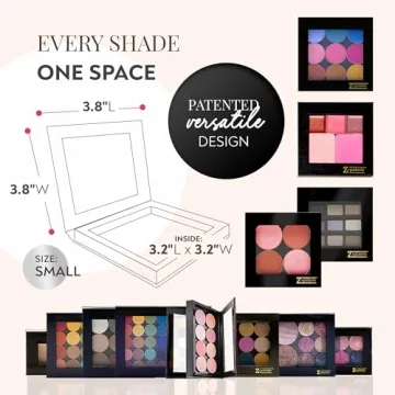 Z Palette: Compact & Universal Magnetic Makeup Organizer