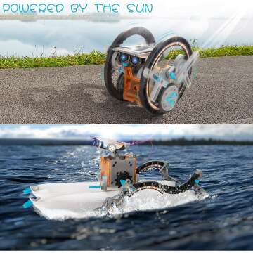 Solar Robot Kit for Kids - 14-in-1 Educational Fun