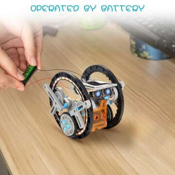 Solar Robot Kit for Kids - 14-in-1 Educational Fun