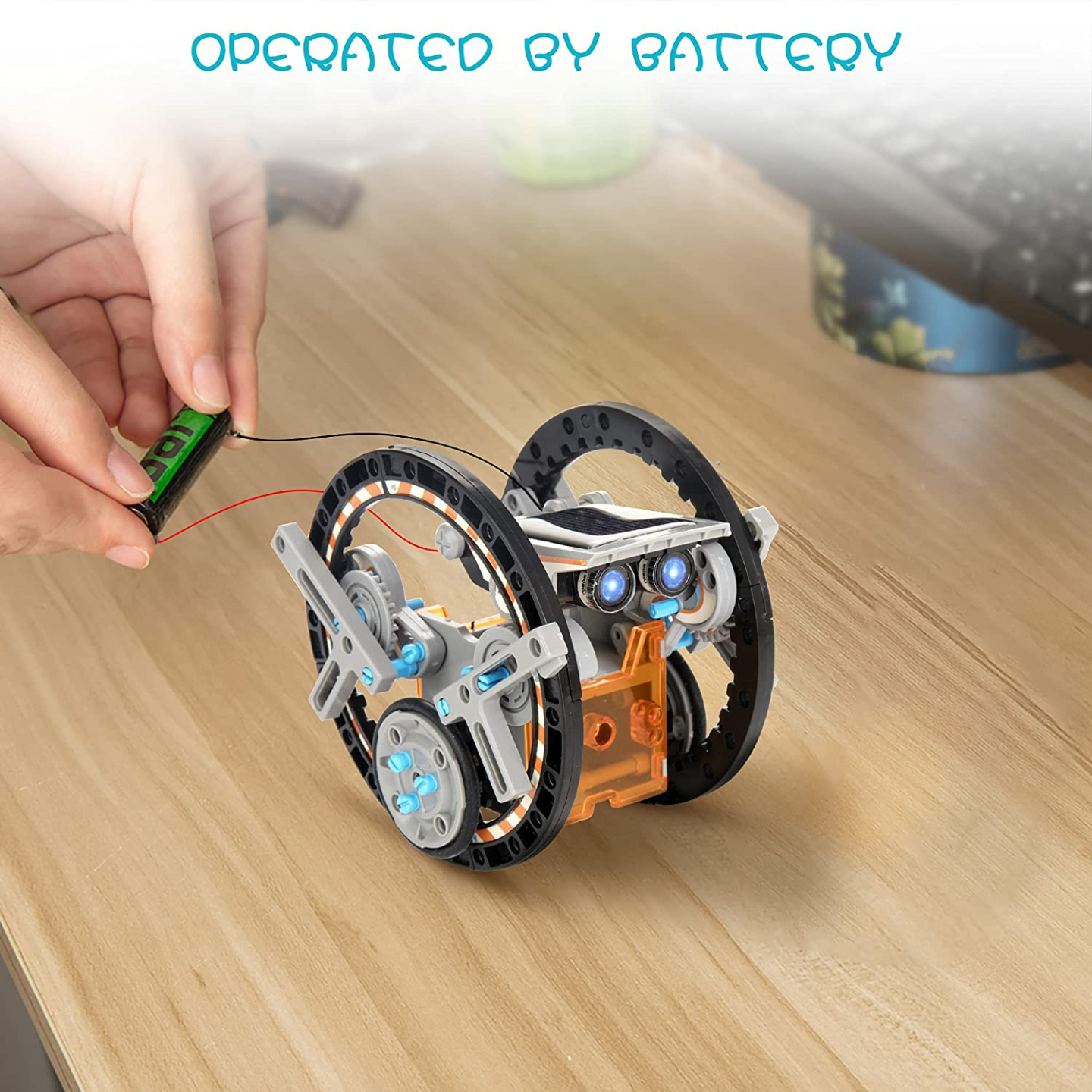 Solar Robot Kit for Kids - 14-in-1 Educational Fun