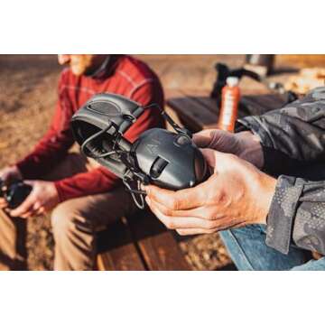 AKT1 Sport Sound Amplification Earmuff, Premium Ear Pro for Shooting, NRR 25