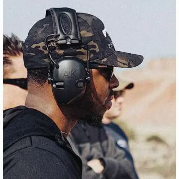 AKT1 Sport Sound Amplification Earmuff, Premium Ear Pro for Shooting, NRR 25