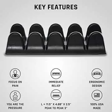 PSO-Spine Back Massage Tool and Muscle Release - Deep Tissue Massage Tool, Back Release Tool, self-M...