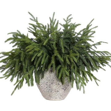 Lifelike Norfolk Pine Branches for Stunning Decor