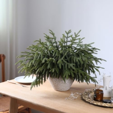 Lifelike Norfolk Pine Branches for Stunning Decor