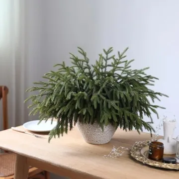 Lifelike Norfolk Pine Branches for Stunning Decor