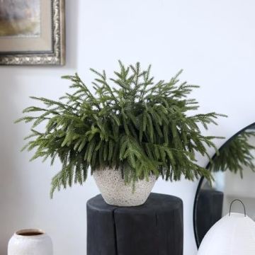 Lifelike Norfolk Pine Branches for Stunning Decor