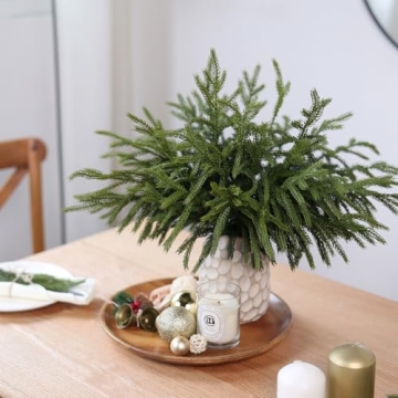 Lifelike Norfolk Pine Branches for Stunning Decor