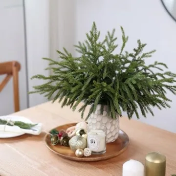 Lifelike Norfolk Pine Branches for Stunning Decor