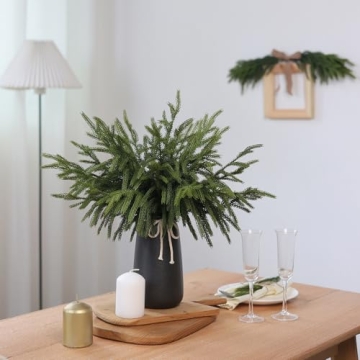 Lifelike Norfolk Pine Branches for Stunning Decor