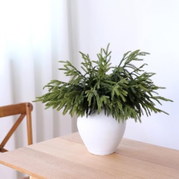 Lifelike Norfolk Pine Branches for Stunning Decor