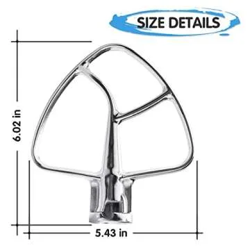 Stainless Steel Flat Beater for KitchenAid Mixers