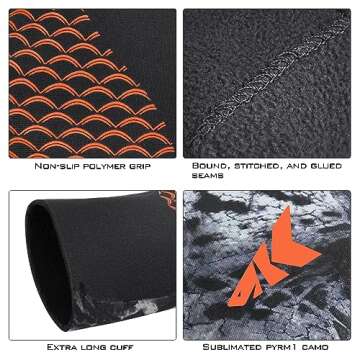 KastKing Waterproof IceRiver Gloves for Winter Fishing