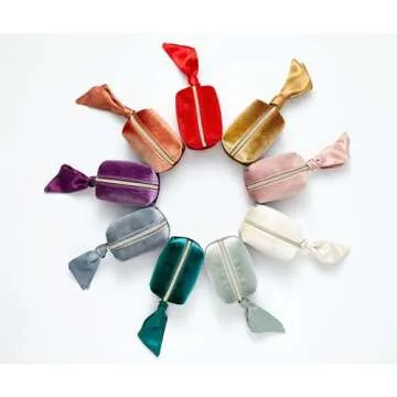 Pinch Provisions Velvet Minimergency Kit, Includes 17 Travel-Sized Cosmetic Essentials, Convenient for Purses, Emergency Beauty Accessories, Gifts for Holiday’s & Birthday’s, Ivory