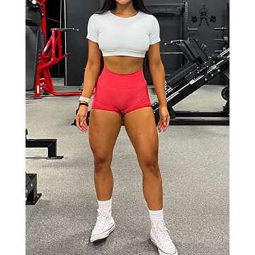 Danysu Open Back Top for Women Backless Crop Workout Tops Short Sleeve Sexy Cut Out Shirts Tee Yoga Bra Gym Clothes Princess White M