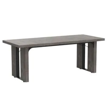 Tribesigns Rustic 71" Dining Table for 6-8 People