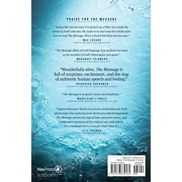 The Message: Numbered Edition, The Bible in Contemporary Language