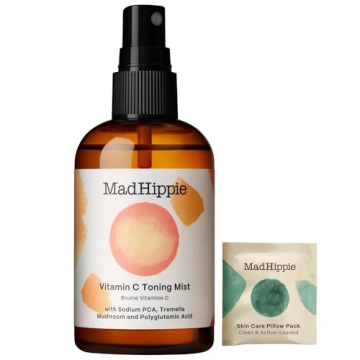 Mad Hippie Vitamin C Toning Mist – Skin-Brightening Toner for Face, Vitamin C Facial Mist Hydratin...