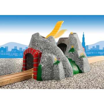 BRIO World - 33481 Adventure Tunnel - Interactive Toy Train Accessory for Kids | Enhances Motor Skil...