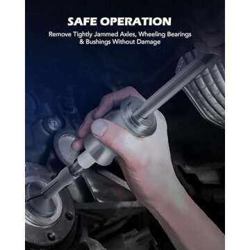 Orion Motor Tech Blind Hole Collet Bearing Race and Seal Puller Extractor Kit, Slide Hammer Pilot Insert Inner Bearing Removal Tool Set, 16 Pieces