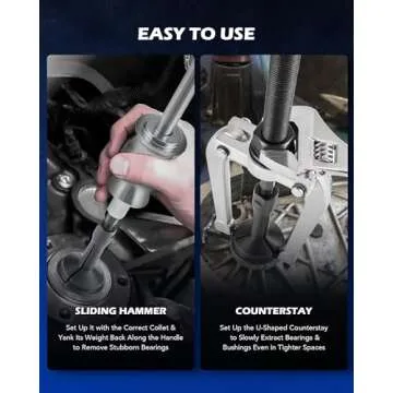 Orion Motor Tech Blind Bearing Puller Set - 16 Pieces