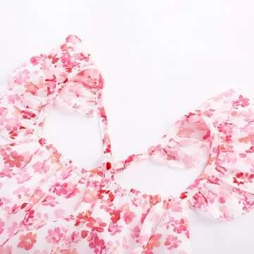 GRACE KARIN Pink Girls Summer Dress for Parties and Holidays